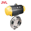 manual Pneumatic sanitary butterfly valve